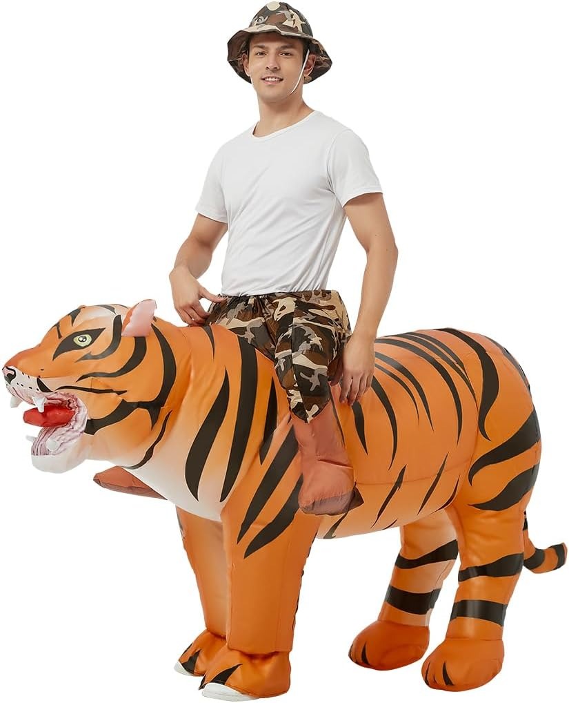 Costumes - Inflatable Tiger Costume for Adult Halloween