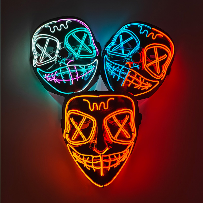 Wireless Full Face Purge Mask  - đánh giá và giá Led Purge Mask Halloween
