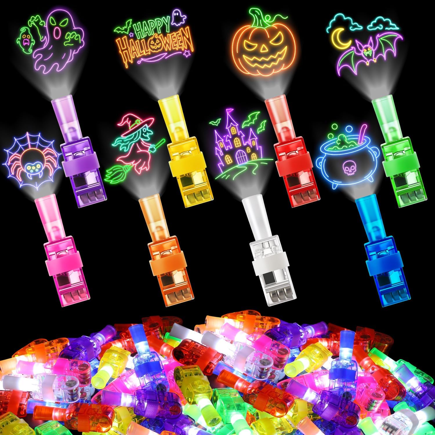 4/40PCS Halloween LED Finger L - đánh giá và giá Glow In The Dark Party Glasses