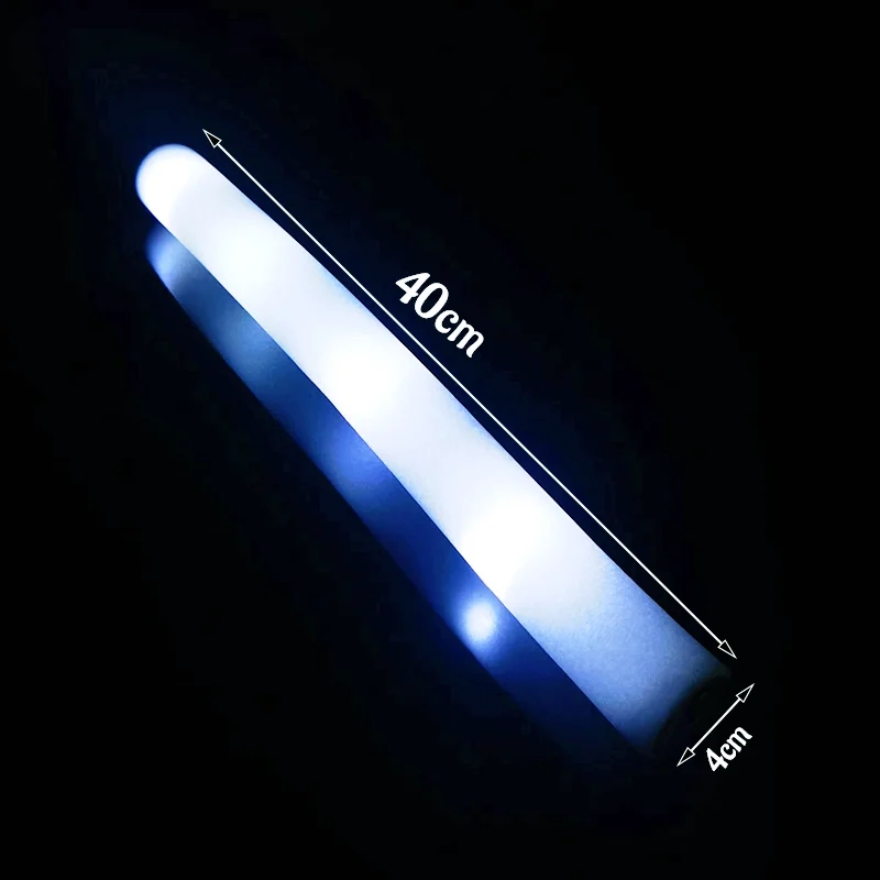 Ánh Sáng Trắng Gậy Phát Sáng 2 - đánh giá và giá Flashing Led Foam Sticks Party