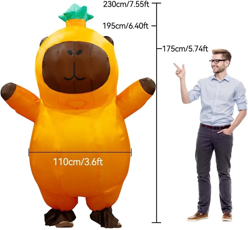 Capybara Inflatable Costume Ad - đánh giá và giá Costumes