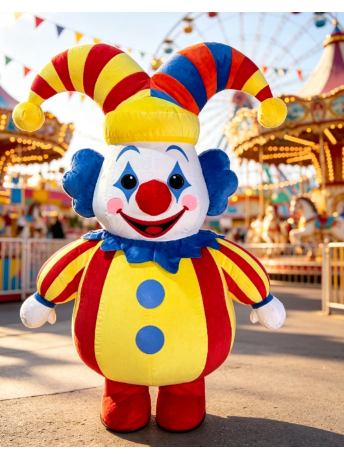 Inflatable Circus Clown Mascot - đánh giá và giá Costumes