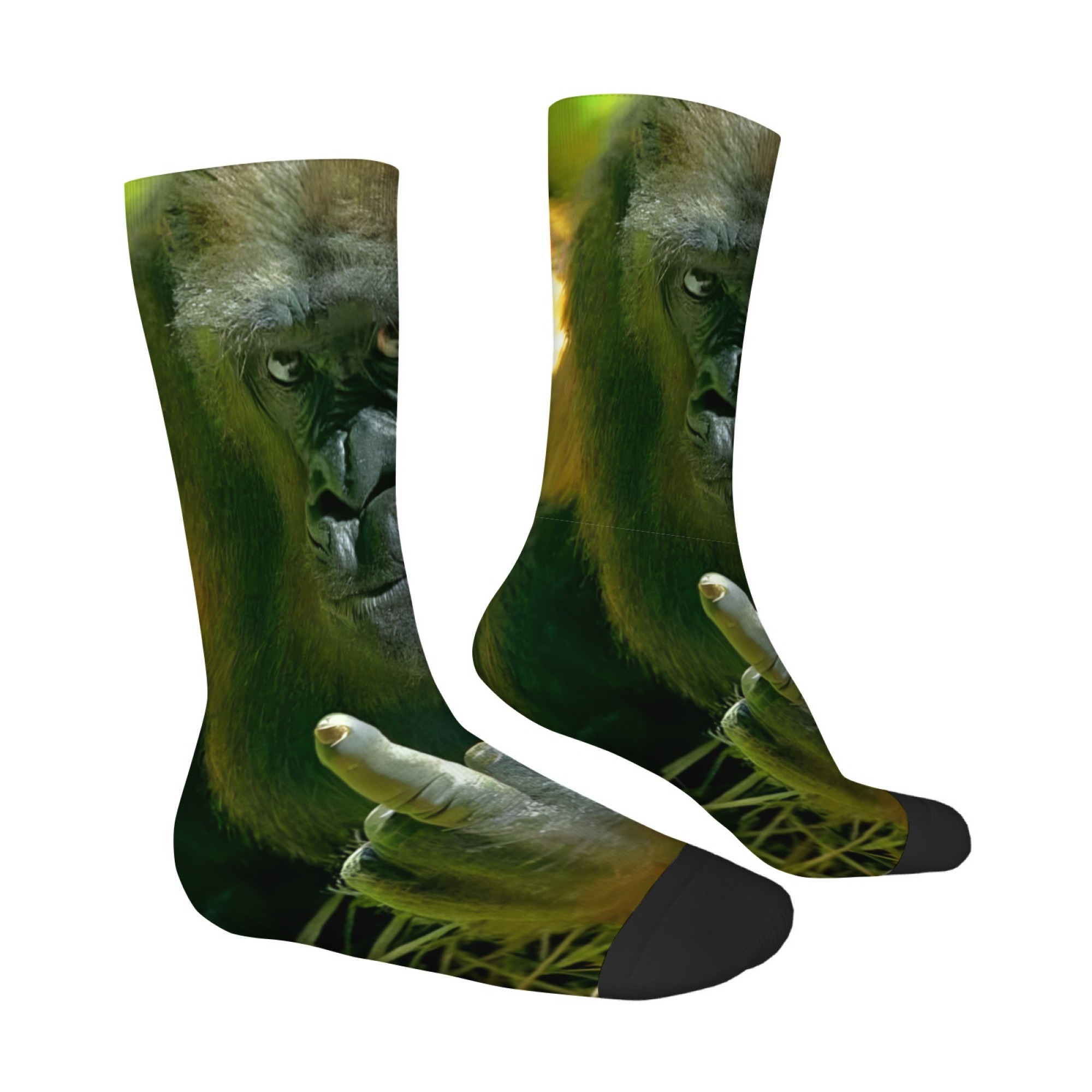 Funny and Quirky Gorilla Middl - đánh giá và giá Funny Chicken Leg Socks