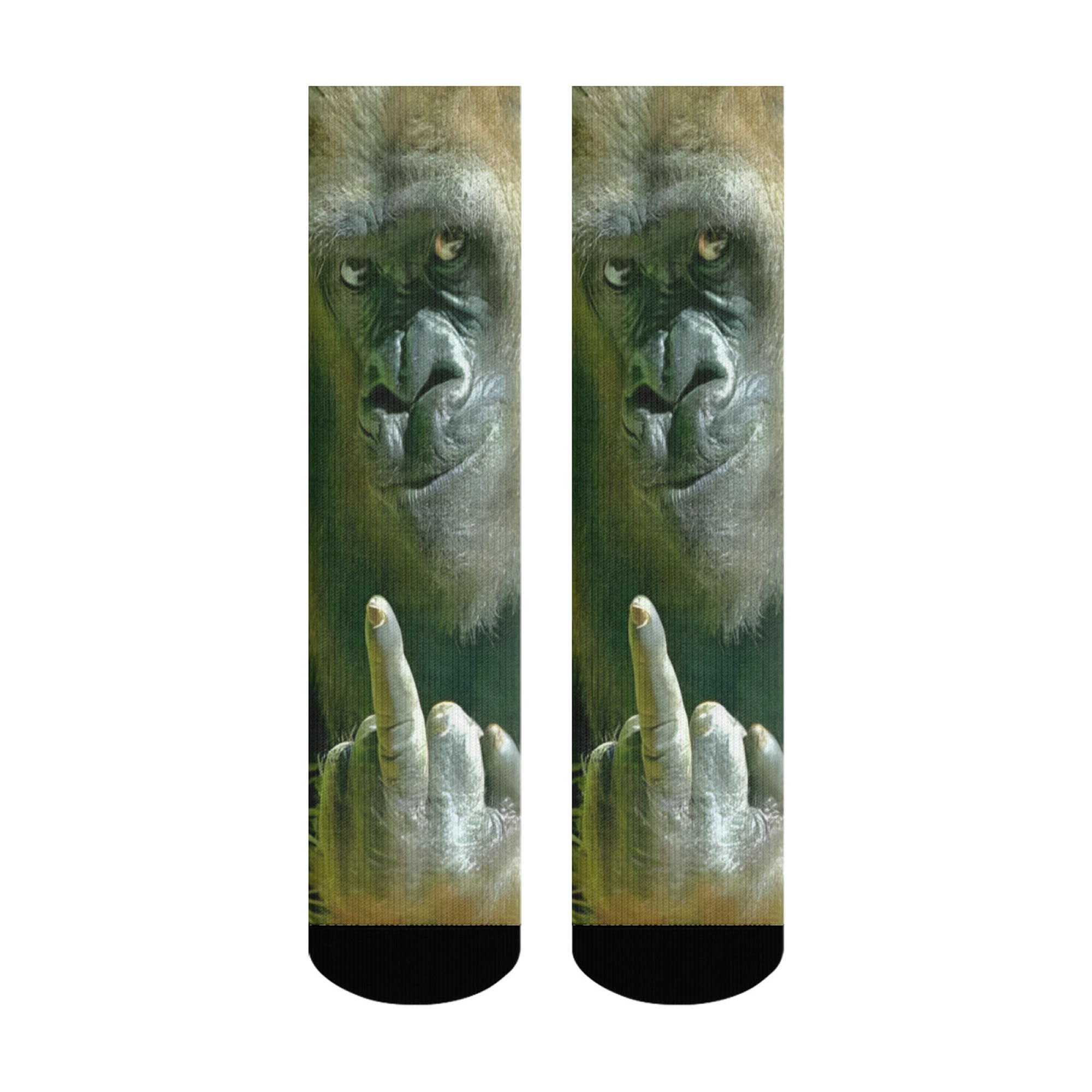 Funny and Quirky Gorilla Middl - đánh giá và giá Funny Chicken Leg Socks