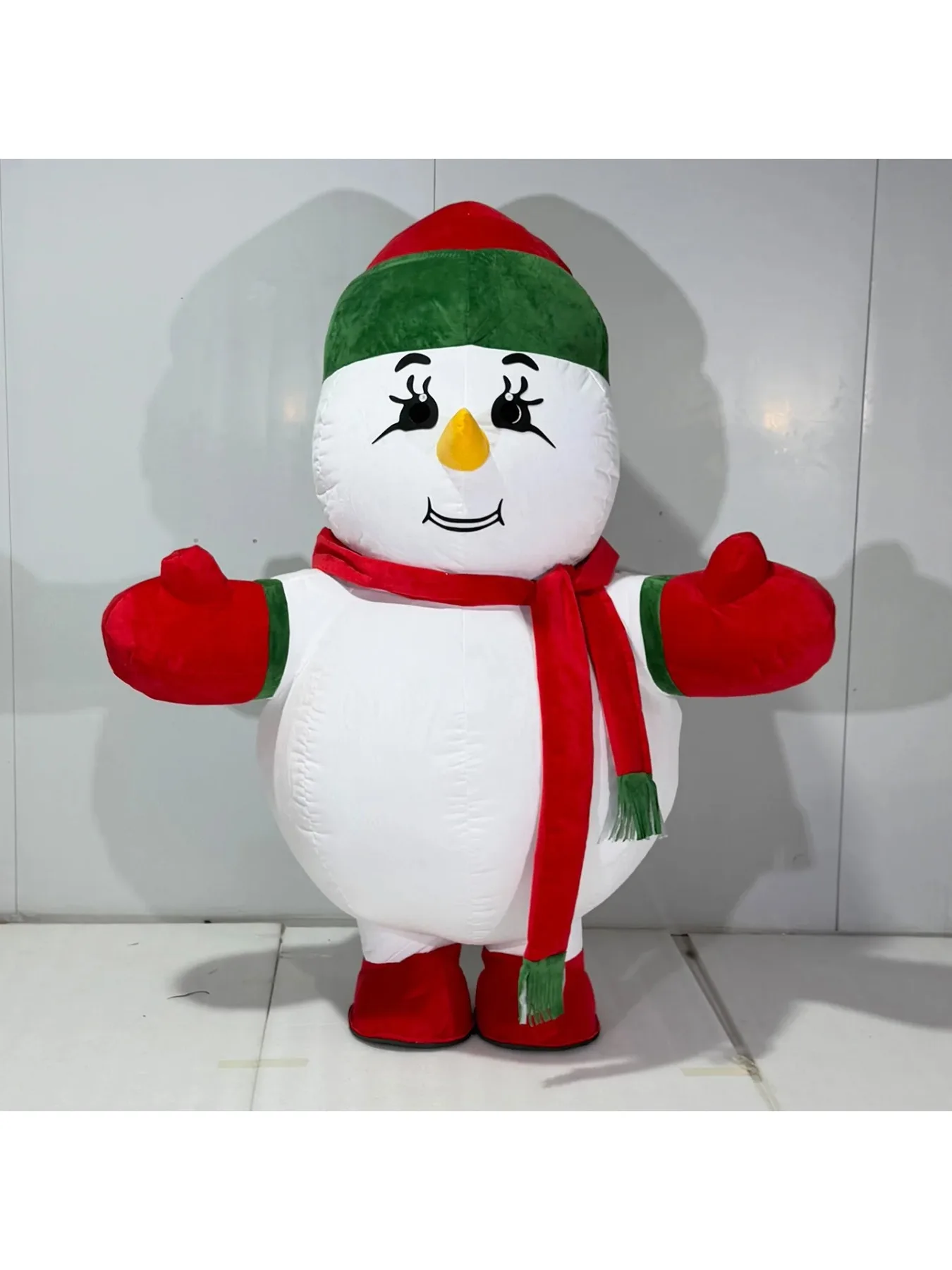 Inflatable Snowman Mascot Cost - đánh giá và giá Costumes