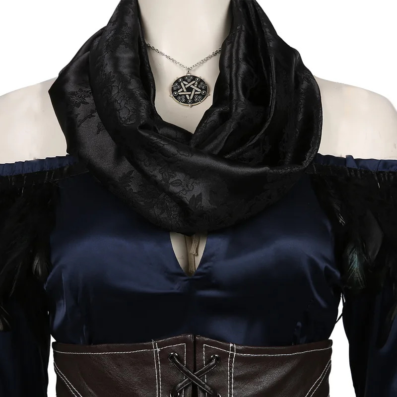 Yennefer Cosplay Fantasia Cost - đánh giá và giá Medieval Renaissance Dress Women
