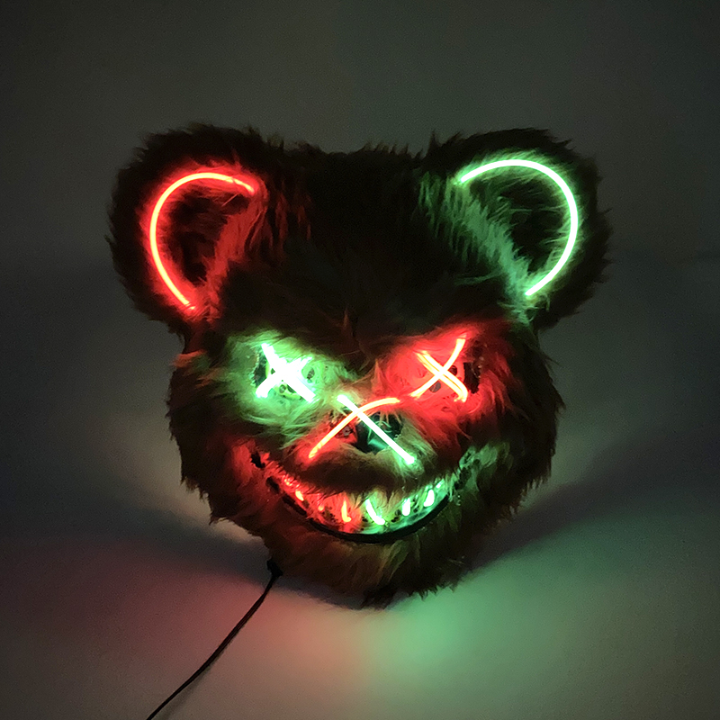 Halloween Light Up Horror Anim - đánh giá và giá Led Purge Mask Halloween