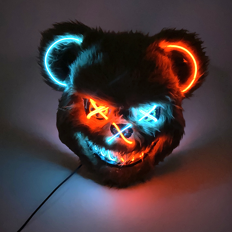 Halloween Light Up Horror Anim - đánh giá và giá Led Purge Mask Halloween