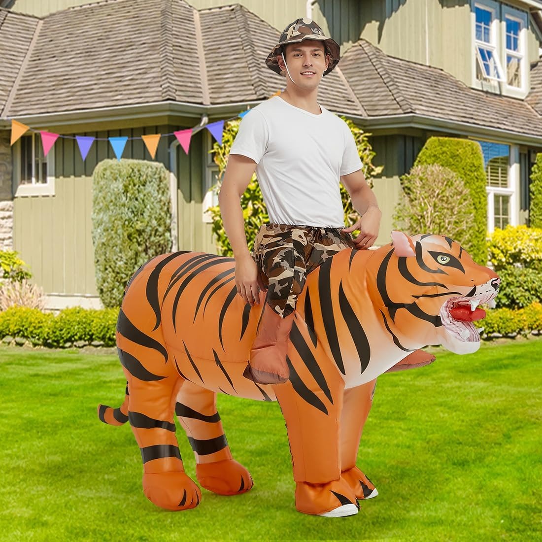 Inflatable Tiger Costume for A - đánh giá và giá Costumes