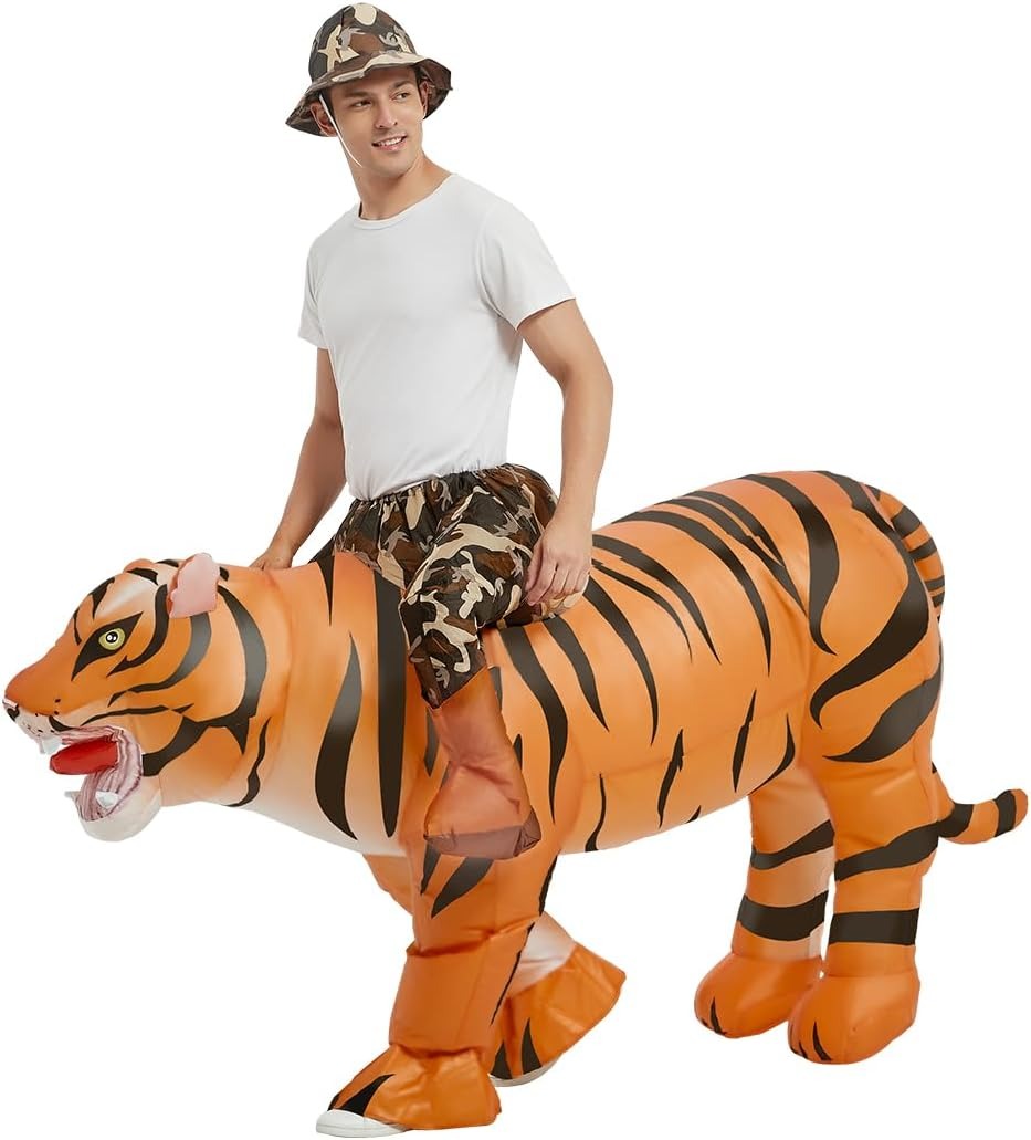 Inflatable Tiger Costume for A - đánh giá và giá Costumes