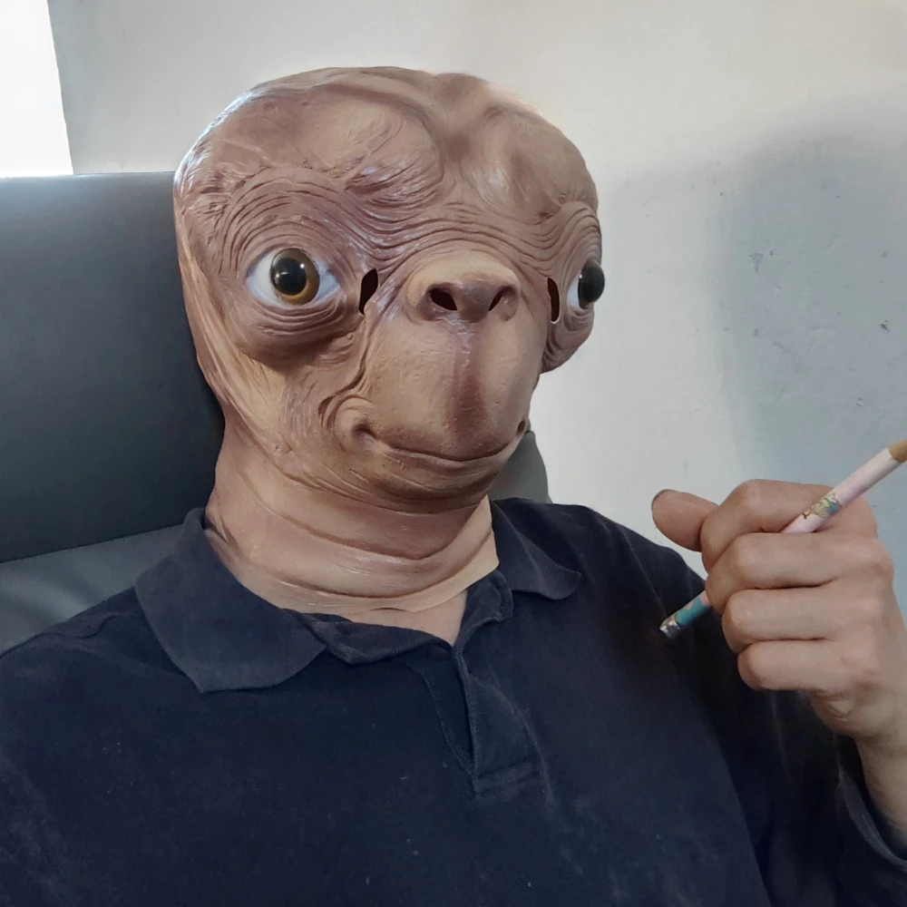 The Extra-Terrestrial Cosplay  - đánh giá và giá Latex Alien Mask Realistic