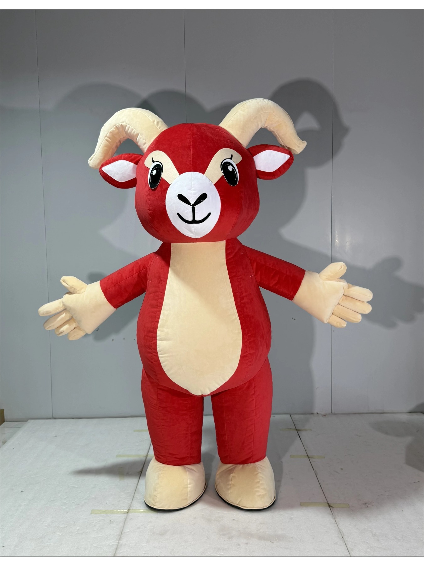 Inflatable Red Goat Mascot Cos - đánh giá và giá Costumes