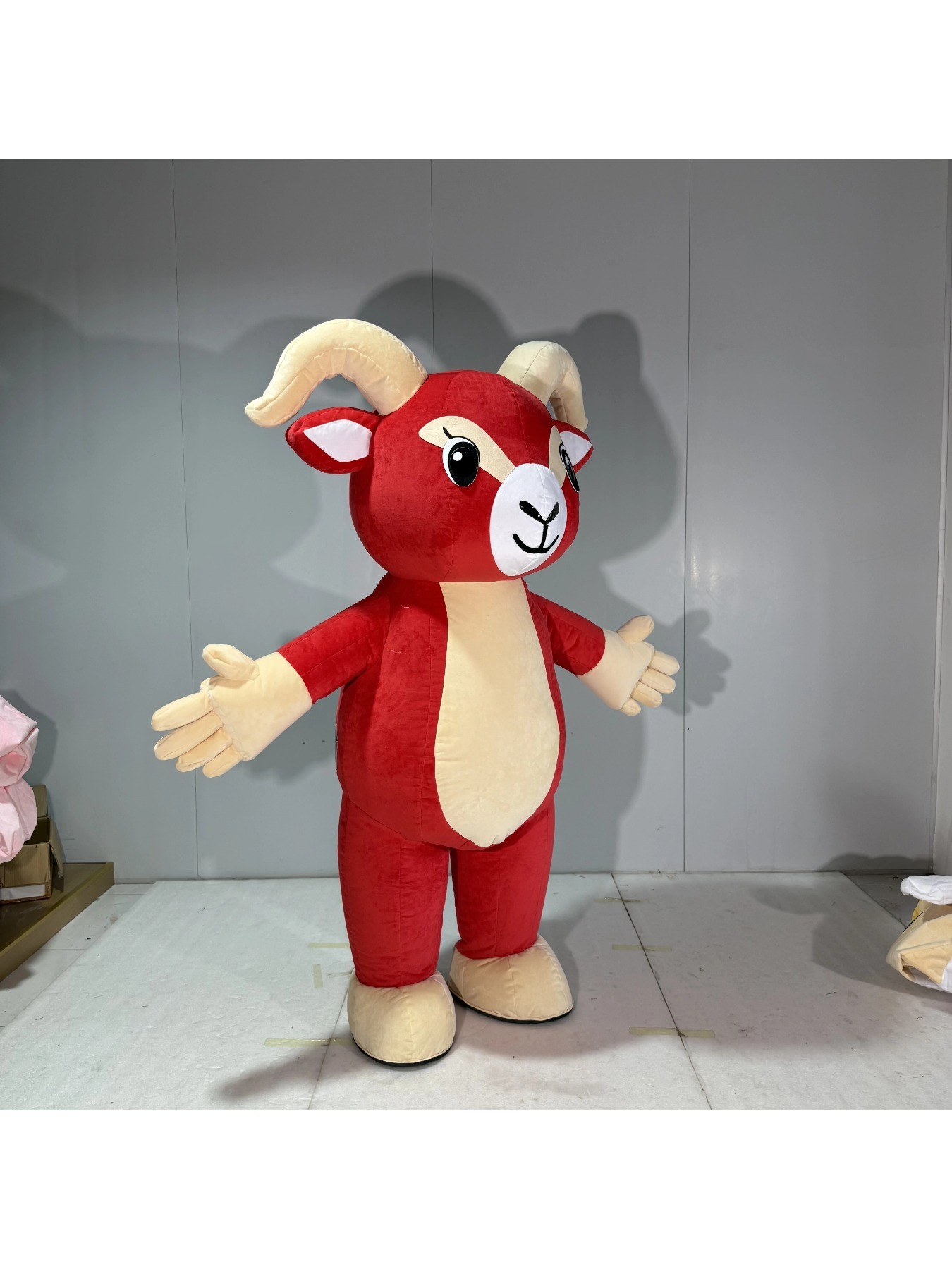 Inflatable Red Goat Mascot Cos - đánh giá và giá Costumes