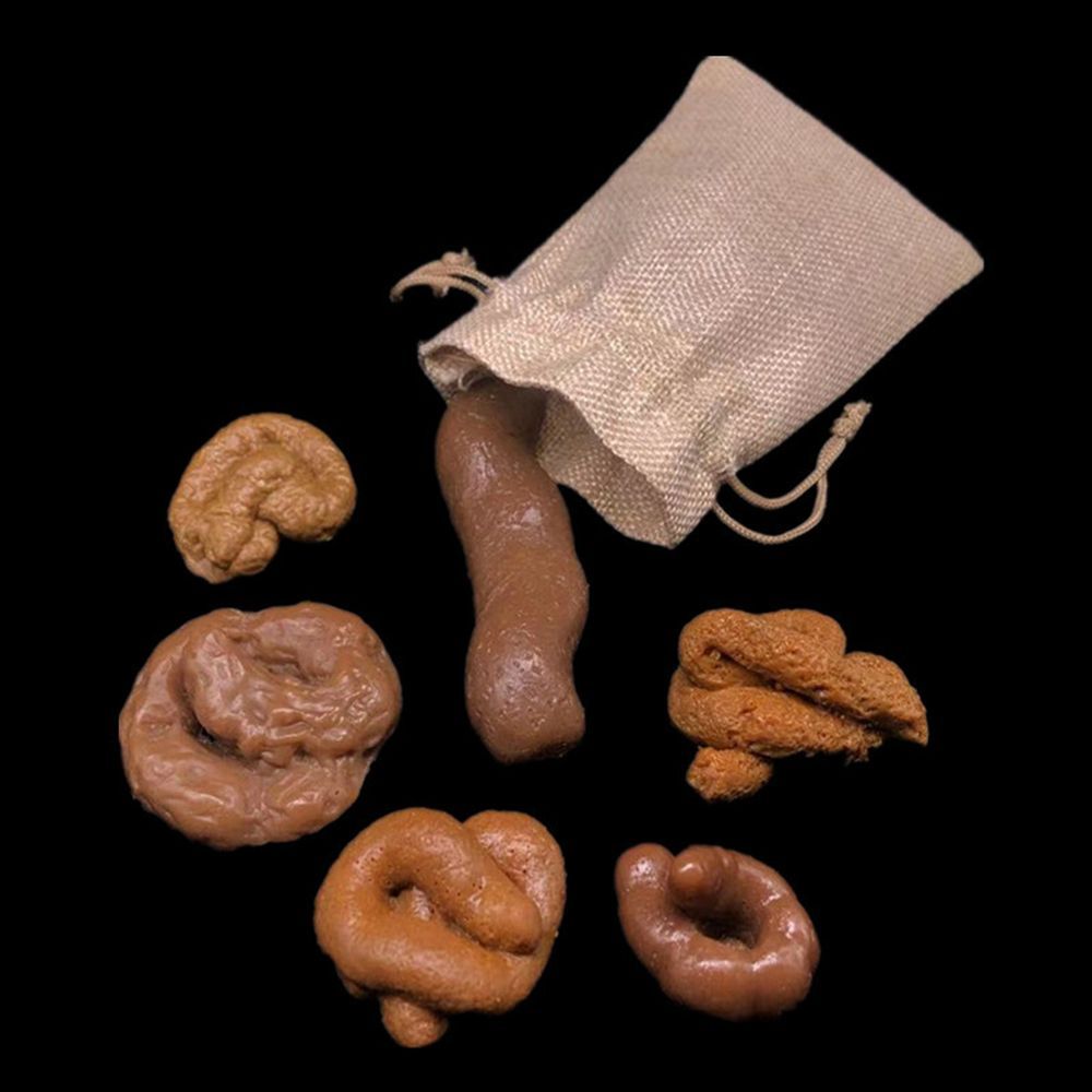 6Pcs Turd Tricky  Antistress F - đánh giá và giá Fake Poop Gag Gift