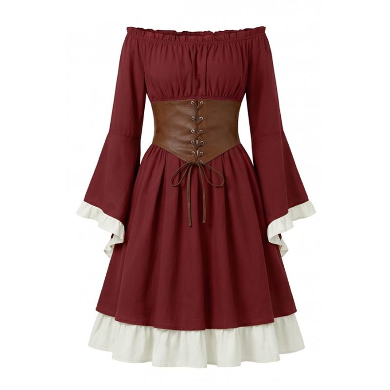 Medieval Renaissance Midi Dres - đánh giá và giá Medieval Renaissance Dress Women