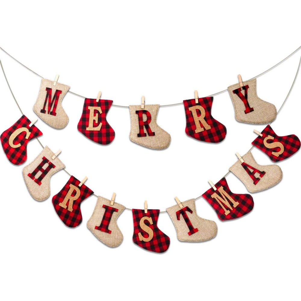 Sock-shaped Christmas Hanging  - đánh giá và giá Party Supplies