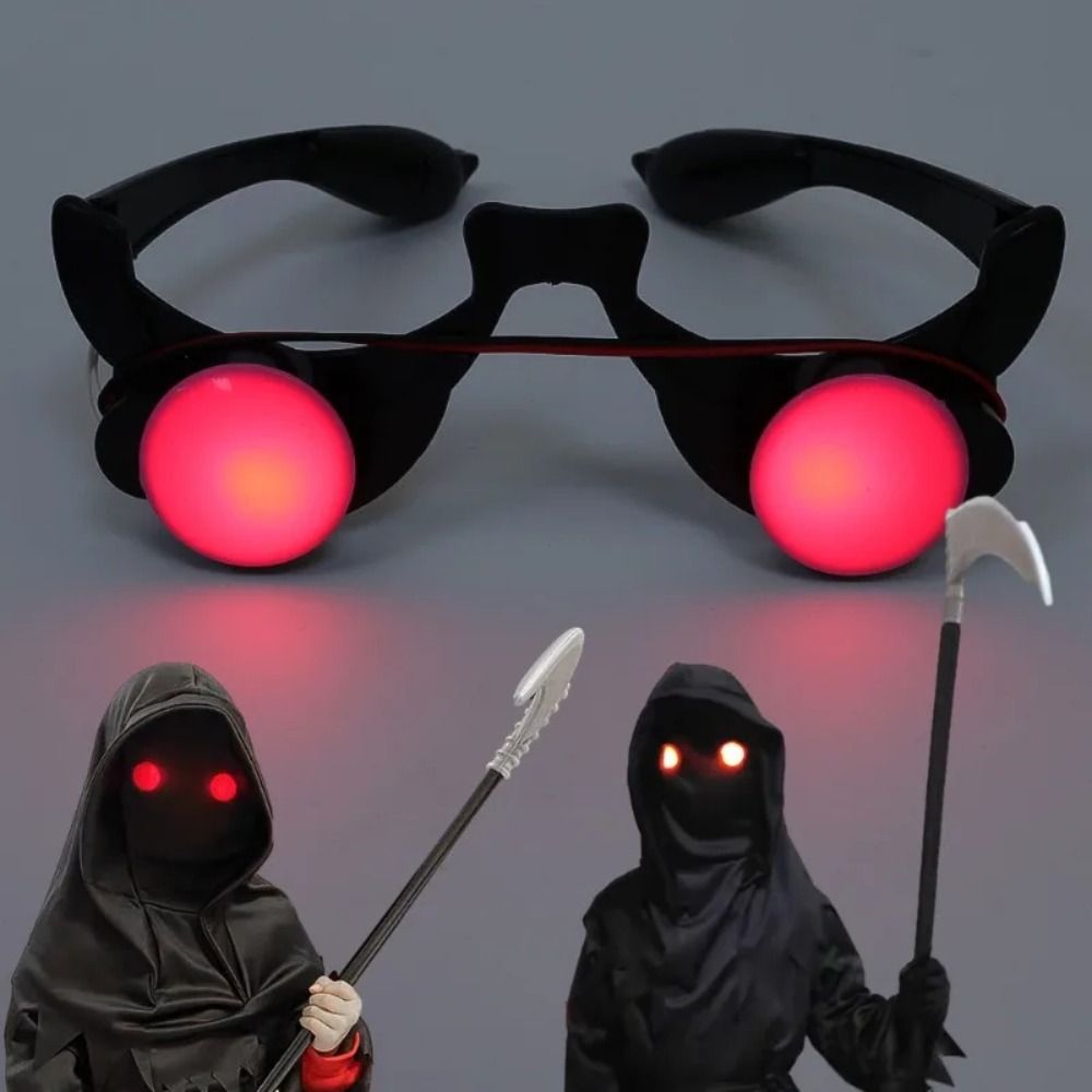 ABS LED Eyewear Red Eyes Glass - đánh giá và giá Glow In The Dark Party Glasses
